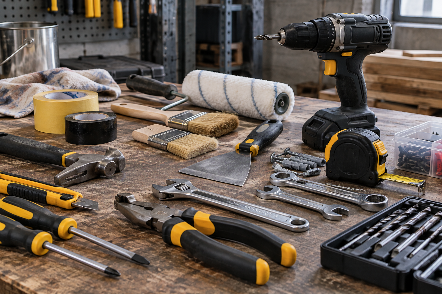 Tools and project supplies